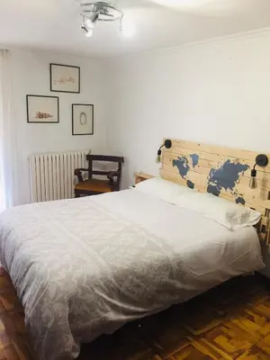 Cama o camas de una habitación en Buenavista Olite