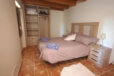 Cama o camas de una habitación en Torre del mig