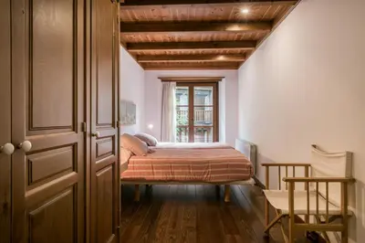 Cama o camas de una habitación en Ribereta by Totiaran