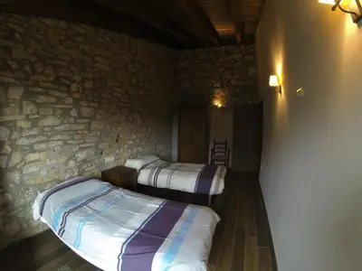 Cama o camas de una habitación en Cal Remolins