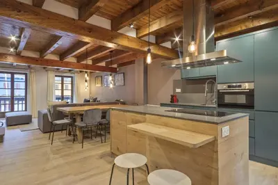 Una cocina o zona de cocina en Luderna - Casa Pleta de Arties Pruedo