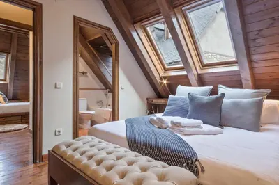 Cama o camas de una habitación en Luderna - Dúplex Nòdes II