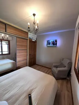 Cama o camas de una habitación en Casa rural en plena naturaleza Lic UVTR1524