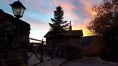 Amanecer o atardecer desde the country house o alrededores