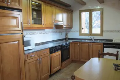 Una cocina o zona de cocina en Casas Cleto - Laspuña