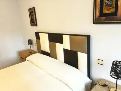 Cama o camas de una habitación en Casa De La Virginia