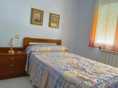 Cama o camas de una habitación en Casa De La Virginia
