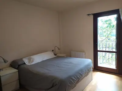 Cama o camas de una habitación en Casa Sierra de Limes 4