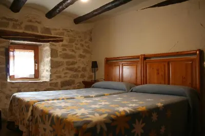 Cama o camas de una habitación en Casa Leandron