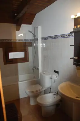 Un baño de Hostal Casa Rosita