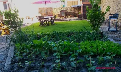 Jardín al aire libre en Casa Rural Las Lezas