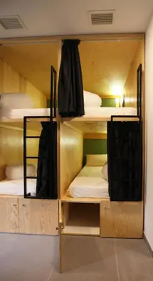 Cama o camas de una habitación en VTZ The Botanic Hostel