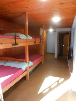 Cama o camas de una habitación en Albergue 