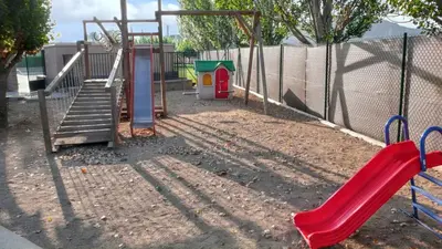Zona de juegos infantil en Chic apartment in Tolva, mountain view, 75 m², fireplace