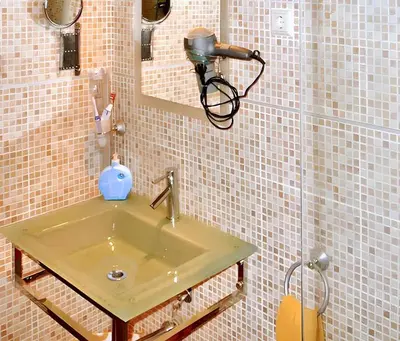 Un baño de Charming Apartment in Tolva, 50 m², with Terrace