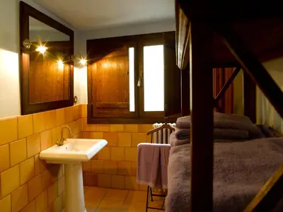Cama o camas de una habitación en Casa Miñón