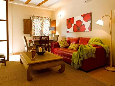 Zona de estar de Casa Miñón