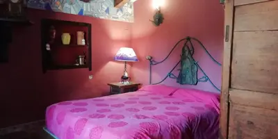 Cama o camas de una habitación en Casa Aljez