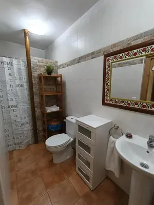 Un baño de Casa Rural Javier
