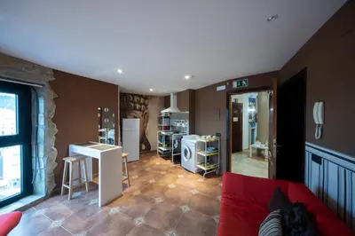 Una cocina o zona de cocina en Apartamentos Los Angeles