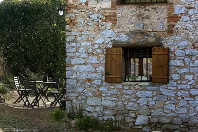 Jardín al aire libre en Casa Rural L\\'Era