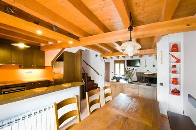 Una cocina o zona de cocina en Ca la Teresa