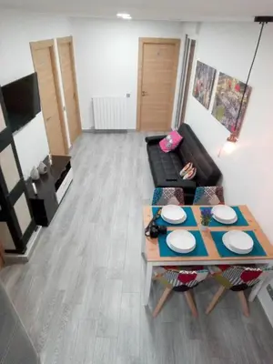 Zona de estar de CHECK-IN 24H NUEVO Único WIFI FAMILIAR Centro Planta 3