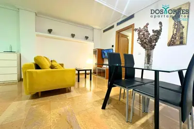 Zona de estar de Apartamentos Dos Torres Gandalf - Excelente ubicación centrica con garaje incluido