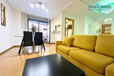 Zona de estar de Apartamentos Dos Torres Gandalf - Excelente ubicación centrica con garaje incluido