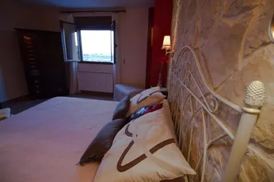 Cama o camas de una habitación en Casa El Altero