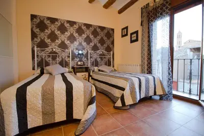 Cama o camas de una habitación en Casa El Altero