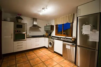 Una cocina o zona de cocina en Casa El Altero