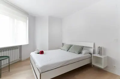 Cama o camas de una habitación en Bergamín by Clabao
