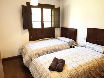 Cama o camas de una habitación en Apartamento Santa Elena VUT-HU-20-093