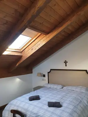 Cama o camas de una habitación en Apartamento Santa Elena VUT-HU-20-093