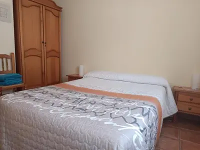 Cama o camas de una habitación en APARTAMENTO Txapatera EN IZABA-ISABA