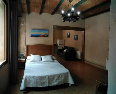 Cama o camas de una habitación en Estudio El Tosca
