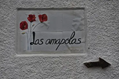 Certificado, premio, señal o documento que está expuesto en LAS AMAPOLAS