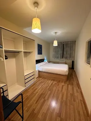 Cama o camas de una habitación en Bonito Apartamento en Ainsa