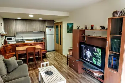 Una cocina o zona de cocina en Bonito Apartamento en Ainsa