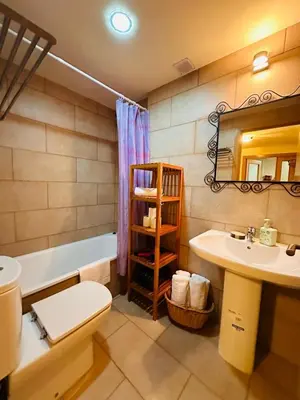 Un baño de Bonito Apartamento en Ainsa
