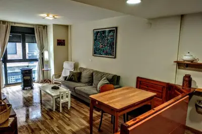 Zona de estar de Bonito Apartamento en Ainsa