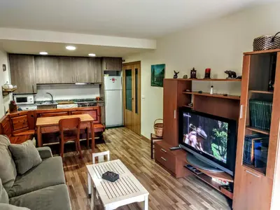 Una cocina o zona de cocina en Bonito Apartamento en Ainsa