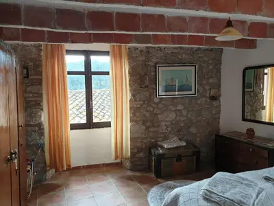 Cama o camas de una habitación en Cal Valero