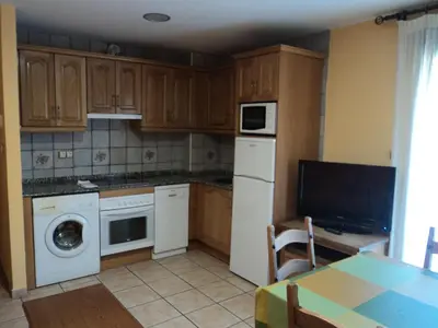 Una cocina o zona de cocina en Apartamentos Solans