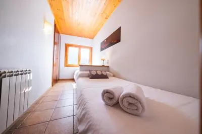 Cama o camas de una habitación en Apartaments Ca de Badia