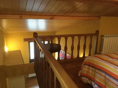 Cama o camas de una habitación en Casa Carbonero