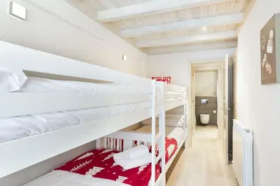 Cama o camas de una habitación en Luderna - Apartamento con terraza Val de Ruda A28 les Ours Polaires