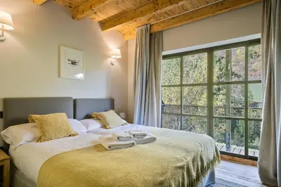Cama o camas de una habitación en Luderna - Apartamento Era Sarreta