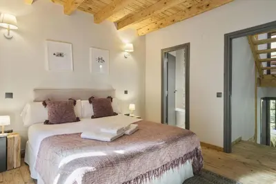 Cama o camas de una habitación en Luderna - Apartamento Era Sarreta